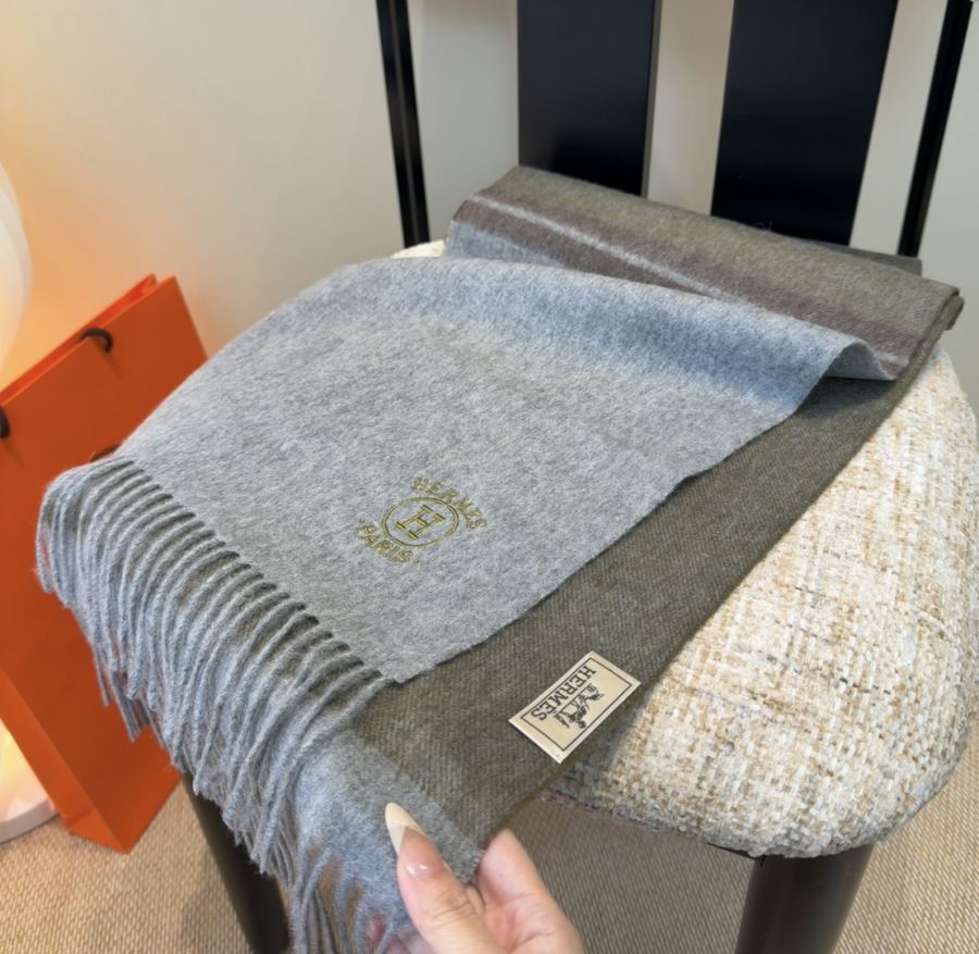 Bufanda Hermes 】 H logo 35x 190cm — photo 8