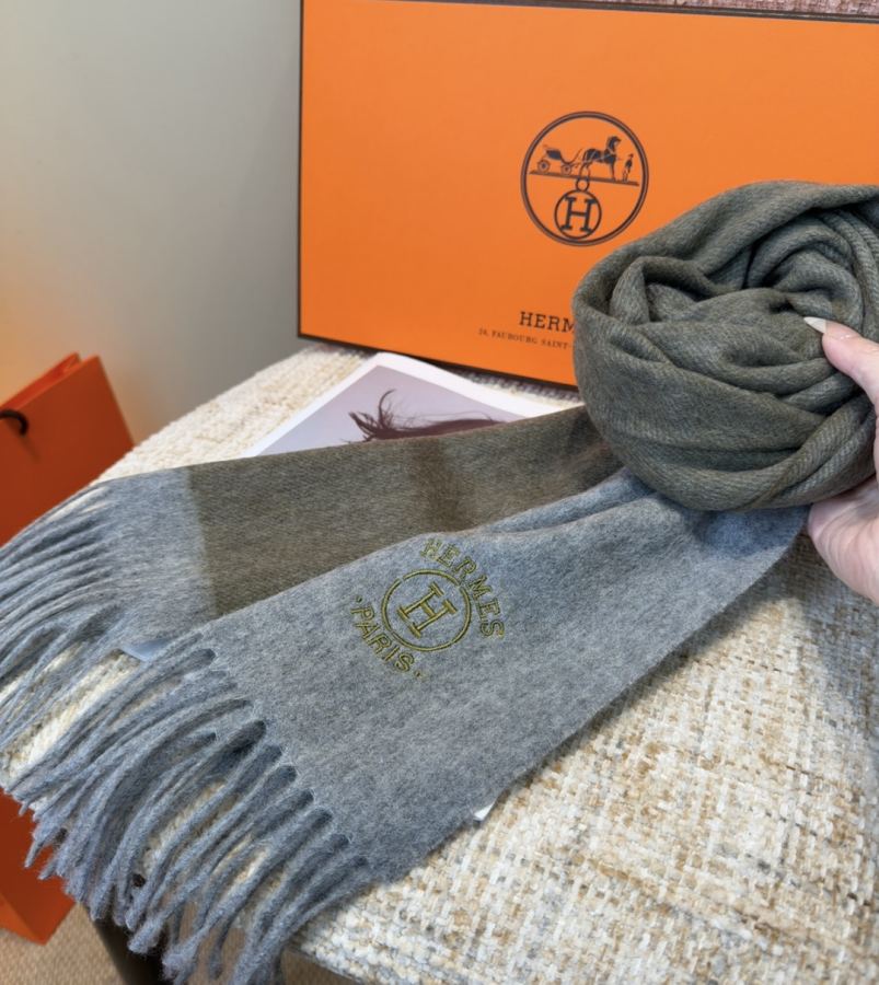 Bufanda Hermes 】 H logo 35x 190cm — photo 11