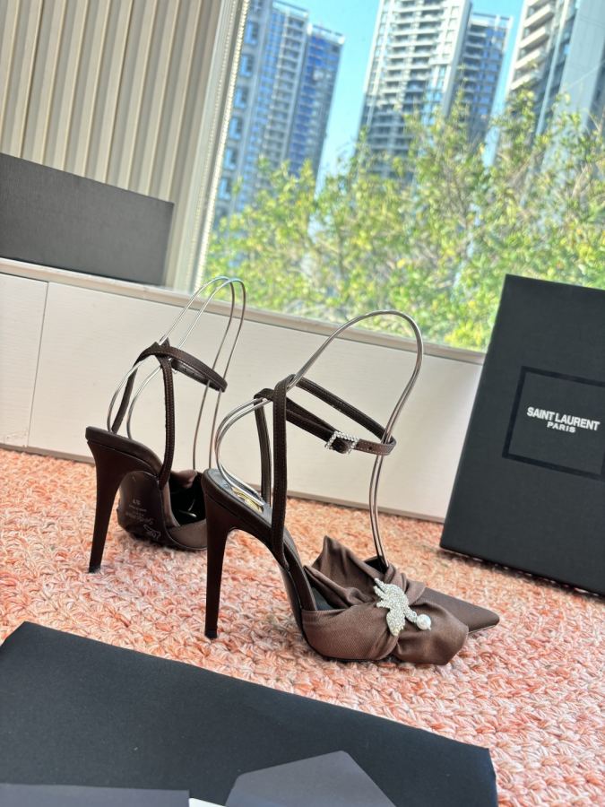 YSL women's shoes G288 Saint Laurent | Saint Laurent YSL Saint Laurent Rose SLP ysl — Premium Replica — photo 4