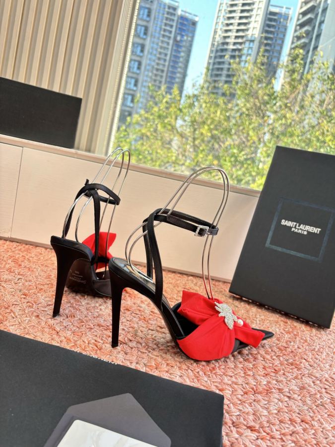 YSL women's shoes G288 Saint Laurent / YSL Rose SLP ysl — 1:1 Replica For Sale — photo 4