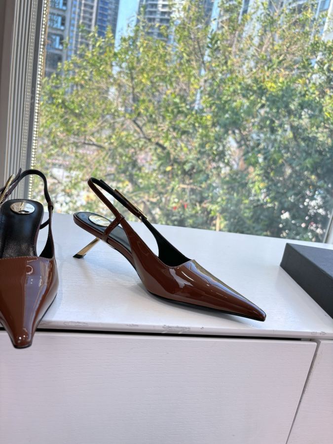 YSL women's shoes G988 Saint Laurent | Saint Laurent YSL Saint Laurent Rose SLP ysl — 1:1 Replica — photo 7