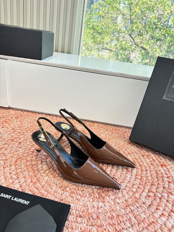 YSL women's shoes G988 Saint Laurent | Saint Laurent YSL Saint Laurent Rose SLP ysl — 1:1 Replica — photo 3