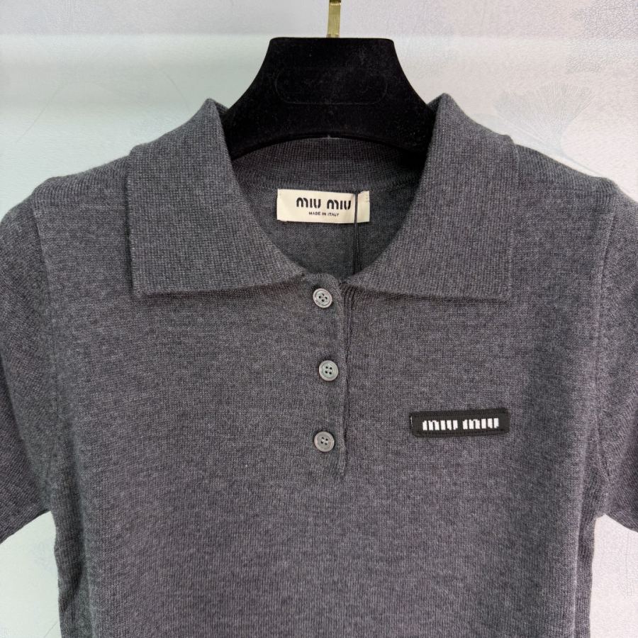 Miumiu Women Miu*26 Polo + or 2 3 sml — Premium Replica — photo 4