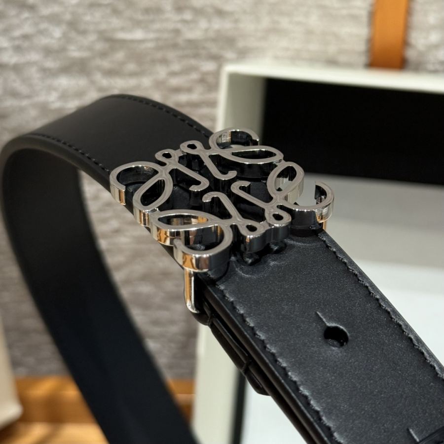 Loewe Bælte Loewe Anagram bælte i glat kalveskind — photo 5