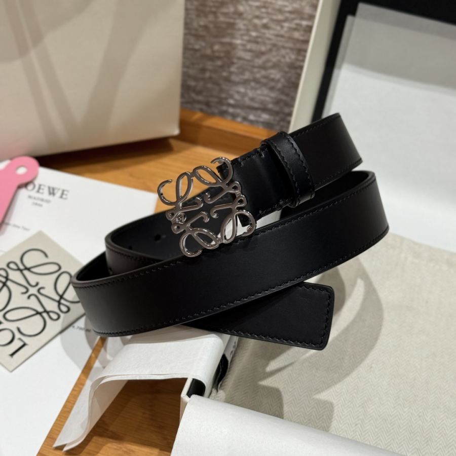Loewe Bælte Loewe Anagram bælte i glat kalveskind — photo 2