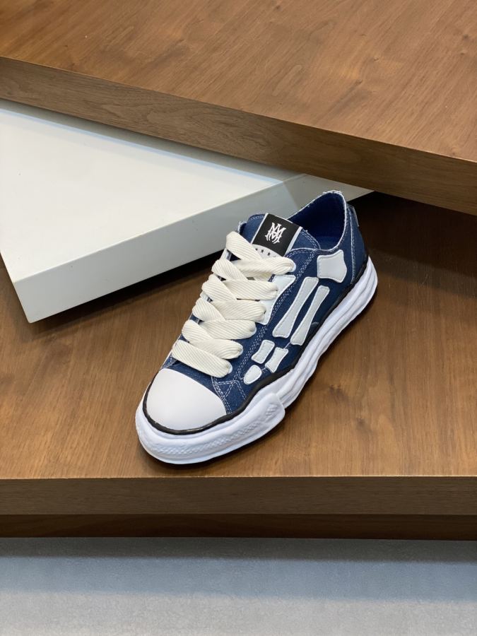 AMIRI shoe sneakers, low-top casual shoes, denim fabric imported from Korea, original outsole, comfortable — AAA Quality Replica — photo 6