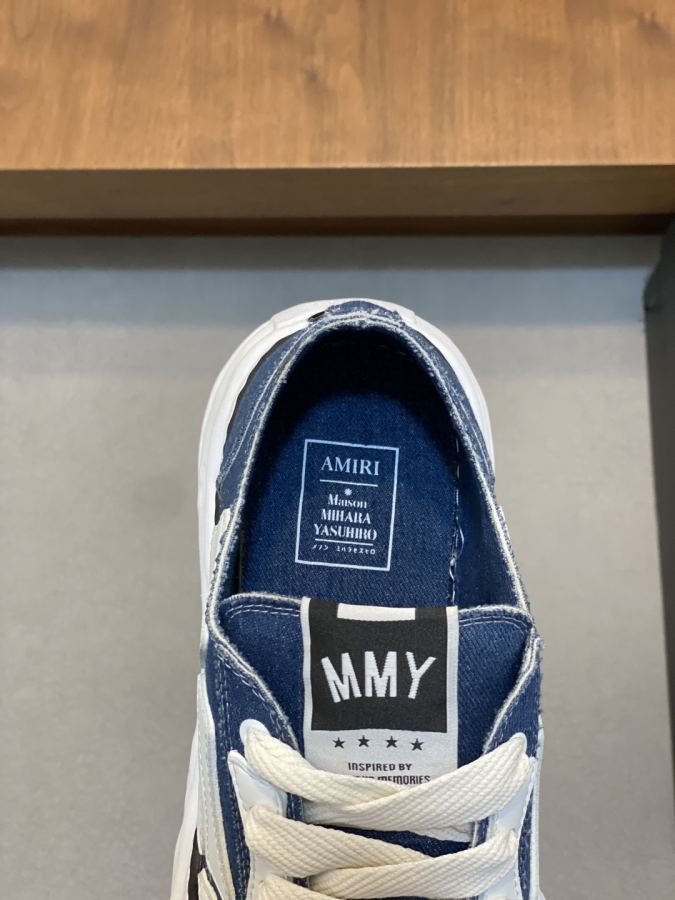 AMIRI shoe sneakers, low-top casual shoes, denim fabric imported from Korea, original outsole, comfortable — AAA Quality Replica — photo 7