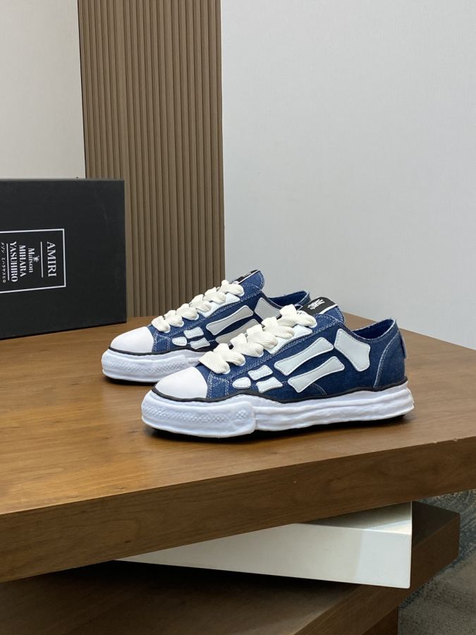 AMIRI shoe sneakers, low-top casual shoes, denim fabric imported from Korea, original outsole, comfortable — AAA Quality Replica — photo 3