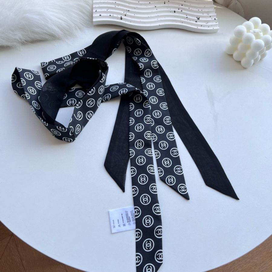 Chanel scarf This double-layered silk scarf and headband are stunning — AAA Quality Replica — photo 7