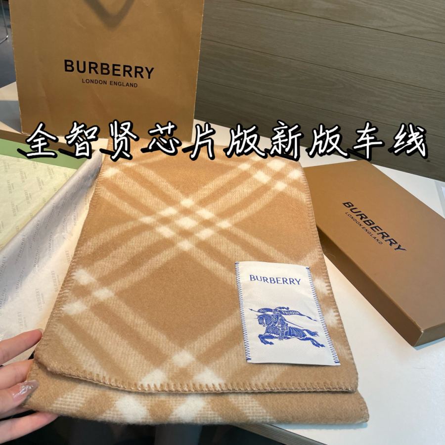 burberry scarf Bur New Burberry hold 〰 Burberry:30*182cm 100% — AAA Quality Replica — photo 6