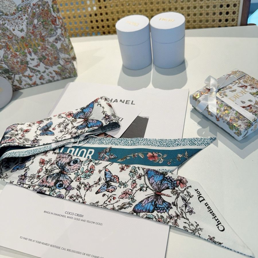 Dior scarf Mitzah (Pietro Ruffo) Papillon Christian Dior — Premium Replica — photo 12