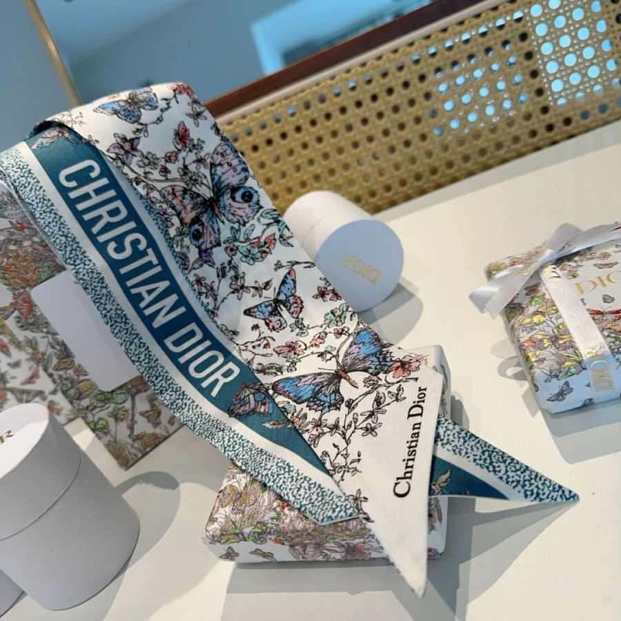Dior scarf Mitzah (Pietro Ruffo) Papillon Christian Dior — Premium Replica — photo 7