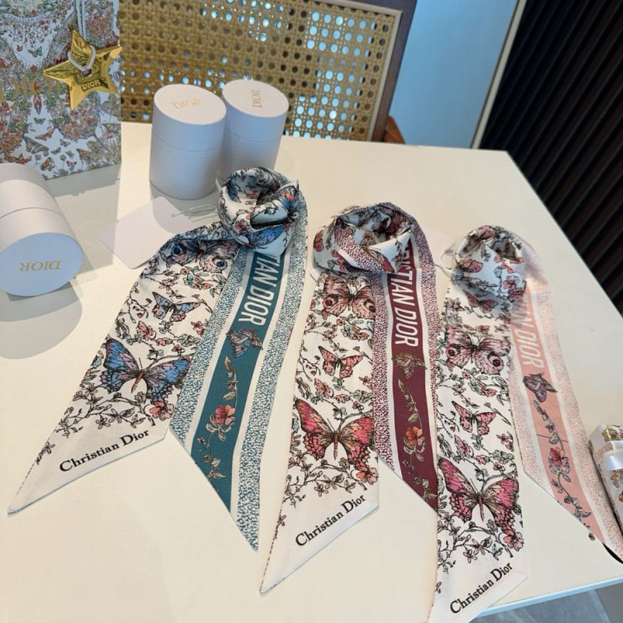 Dior scarf Mitzah Pietro Ruffo Papillon Christian Dior — 1:1 Replica — photo 2
