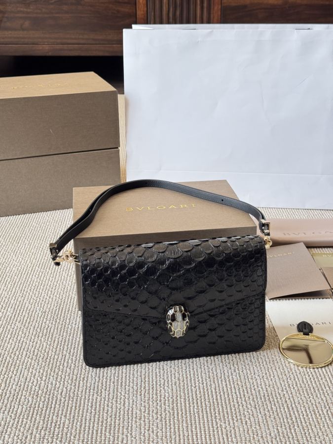 BVLGARI bag Top quality original pure cowhide — 1:1 Replica For Sale — photo 2