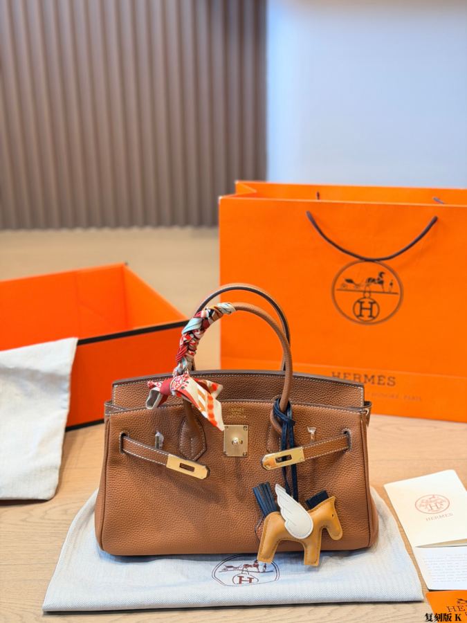 Hermes bag Hermès Birkin 30 | ​​ Togo￼ Twilly￼ Rodeo Charm￼ — 1:1 Replica For Sale — photo 2