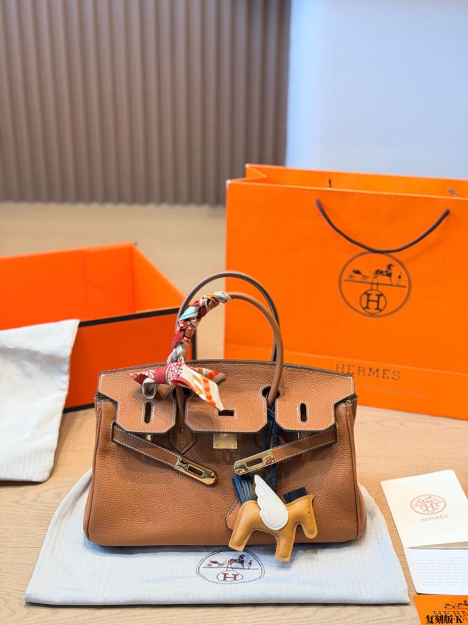 Hermes bag Hermès Birkin 30 | ​​ Togo￼ Twilly￼ Rodeo Charm￼ — 1:1 Replica For Sale — photo 4