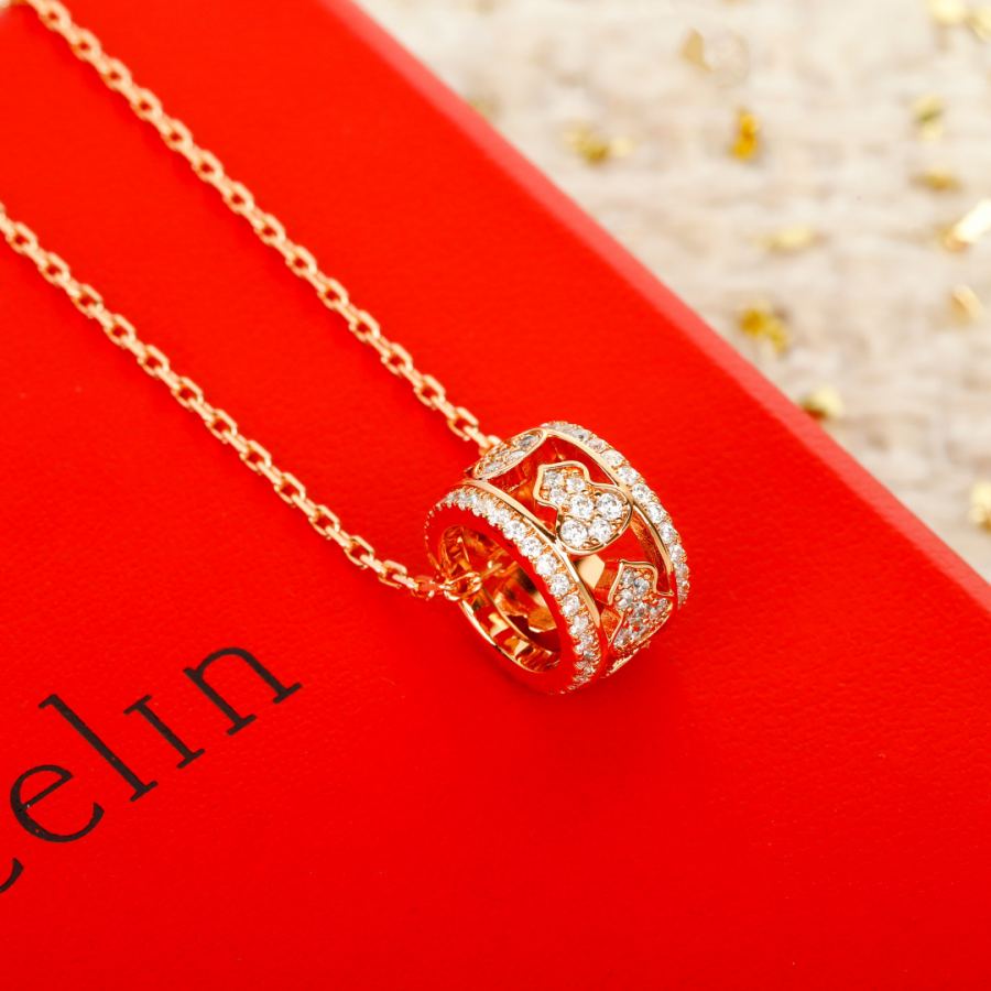 Qeelin Jewelry Full diamond necklace, 18 K real gold and real diamond version can be customized, — Premium Replica — photo 3