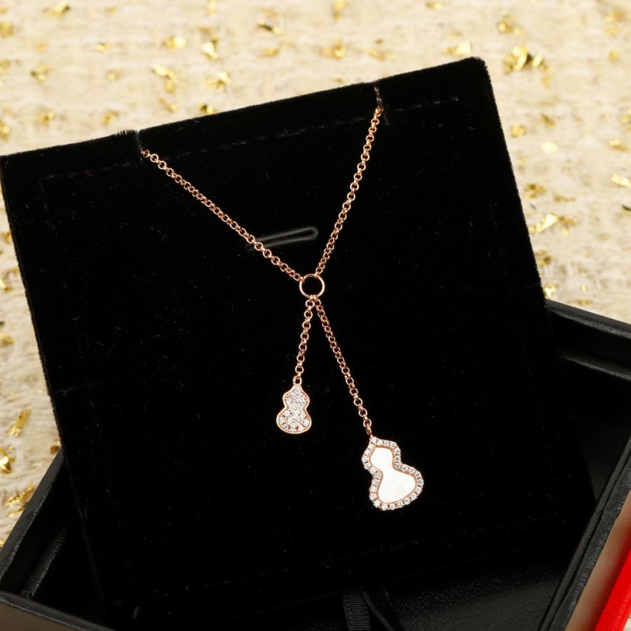 Qeelin Jewelry Double gourd small necklace ZP 800+ Can be customized with real gold and diamond — AAA Quality Replica — photo 3