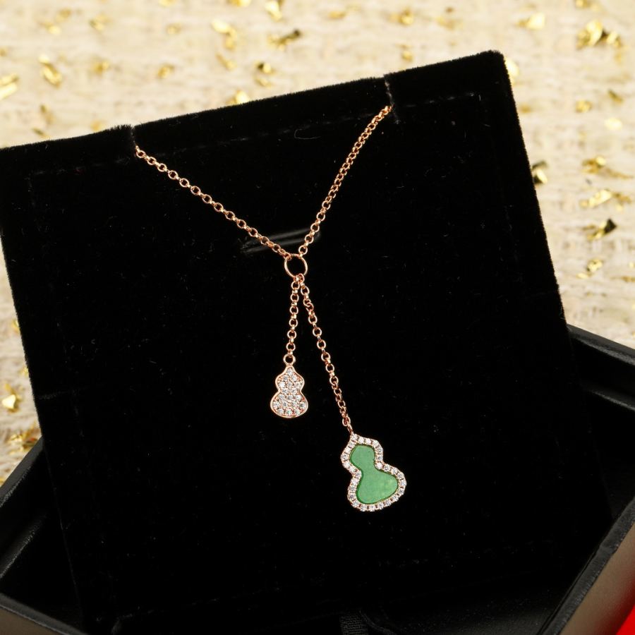 Qeelin Jewelry Double gourd small necklace ZP 800+ Can be customized with real gold and diamond — AAA Quality Replica — photo 5