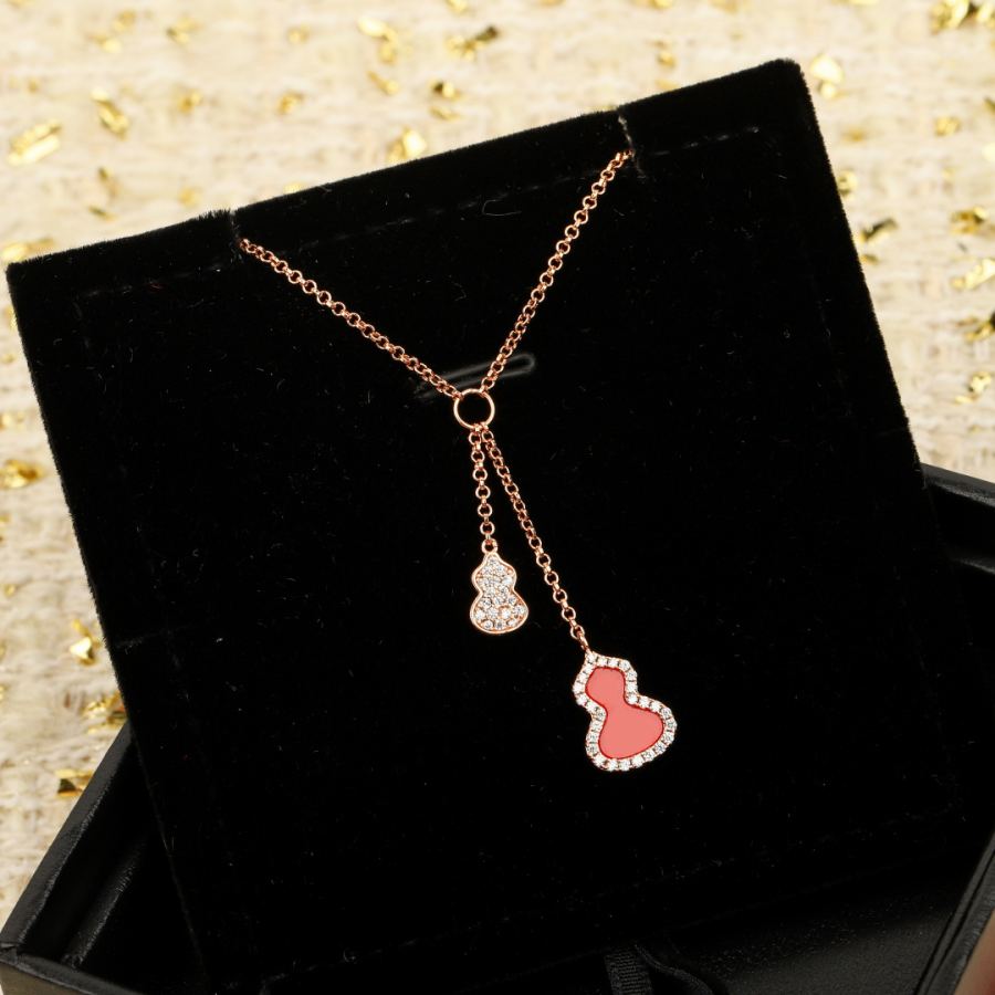 Qeelin Jewelry Double gourd small necklace ZP 800+ Can be customized with real gold and diamond — AAA Quality Replica — photo 4