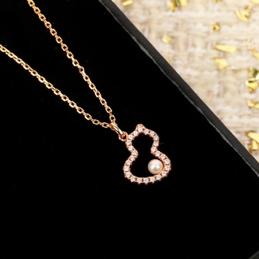 Qeelin Jewelry Pearl Gourd Necklace. 18 K real gold and real diamond version can be customized. Only — AAA Quality Replica — photo 3