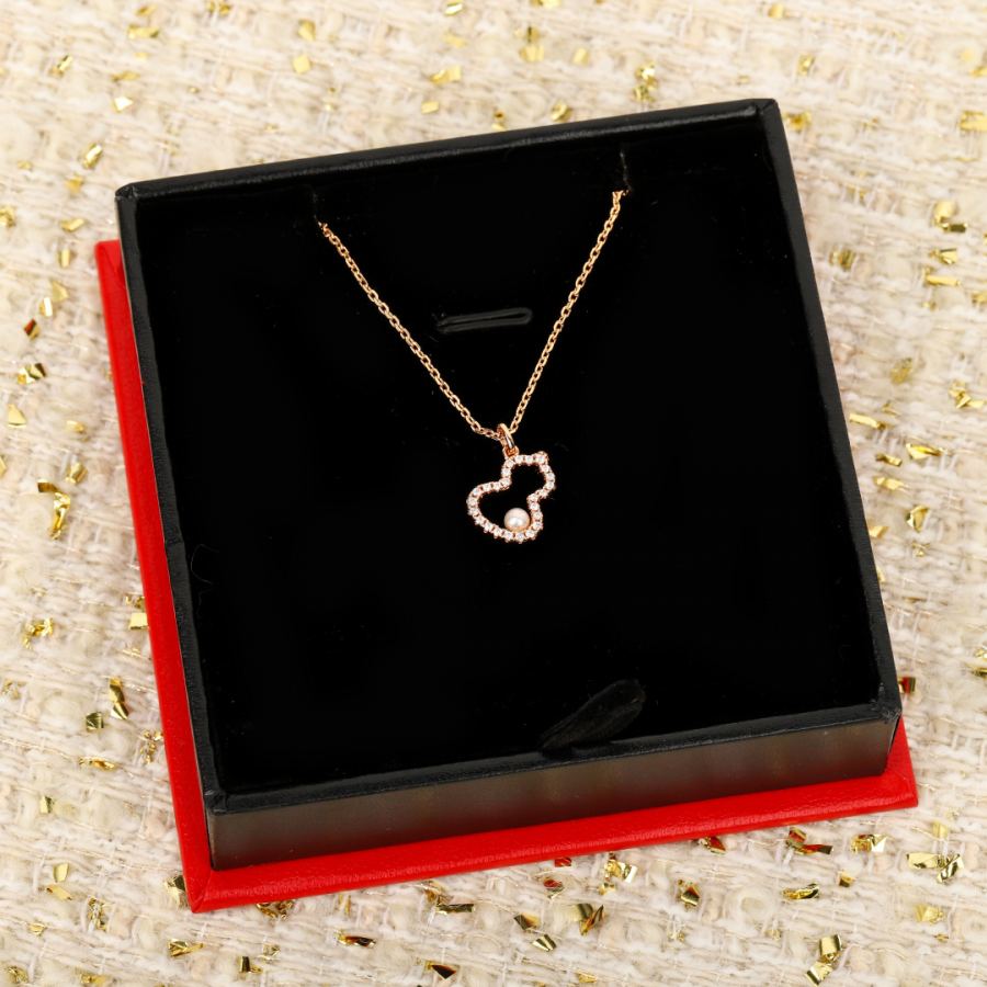 Qeelin Jewelry Pearl Gourd Necklace. 18 K real gold and real diamond version can be customized. Only — Premium Replica — photo 2
