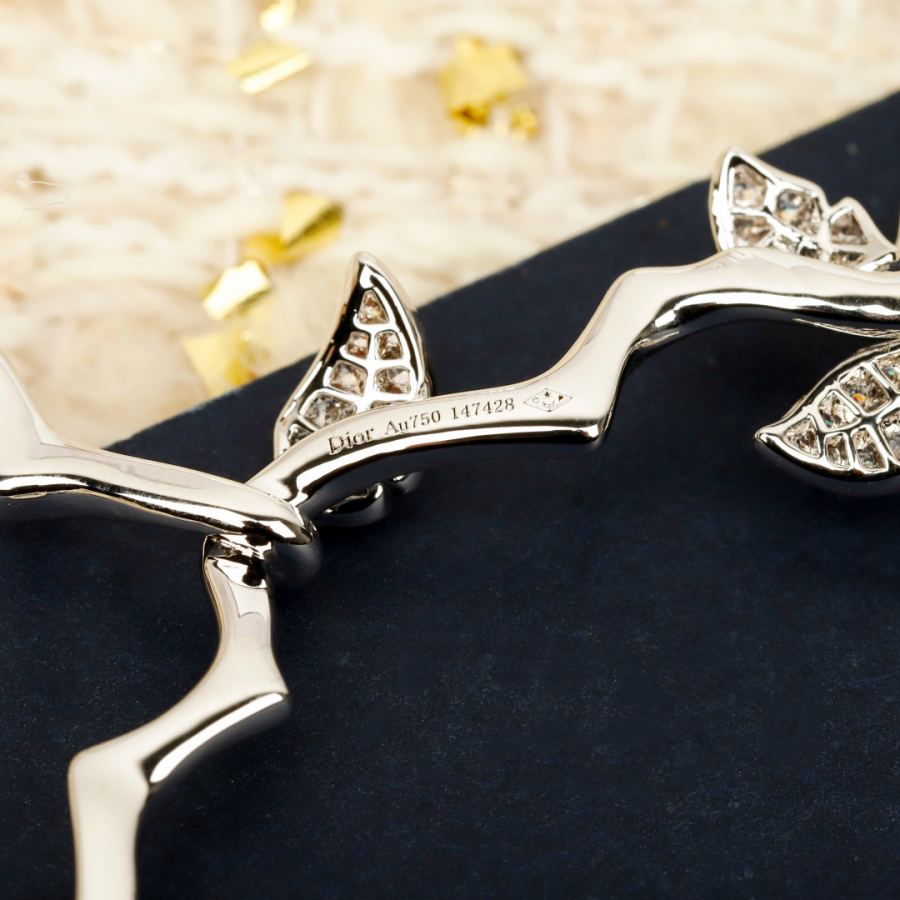 Dior Jewelry Rose necklace, 18 K real gold and real diamond version can be customized, only the right — 1:1 Replica — photo 7