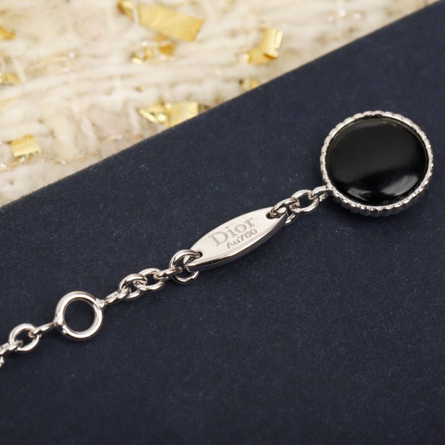 Dior Jewelry Compass double-layer necklace, standard for ladies. Real gold and real diamond editions — AAA Quality Replica — photo 4