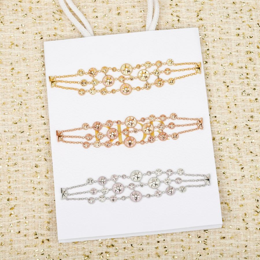 Dior Jewelry Compass double-layer bracelet, 18 K real gold and real diamond version can be customized, — AAA Quality Replica