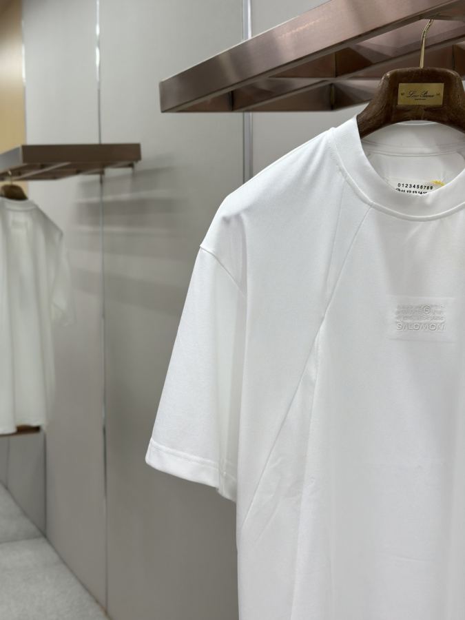 MM6 men MM6 Margiela 2026 FW embroidery cotton half-sleeve T-shirt — AAA Quality Replica — photo 5