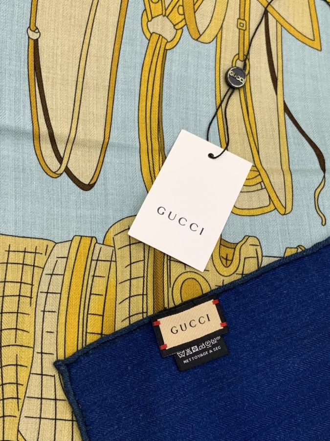gucci scarf Gucci 140 double-sided velvet shawl — 1:1 Replica For Sale — photo 6