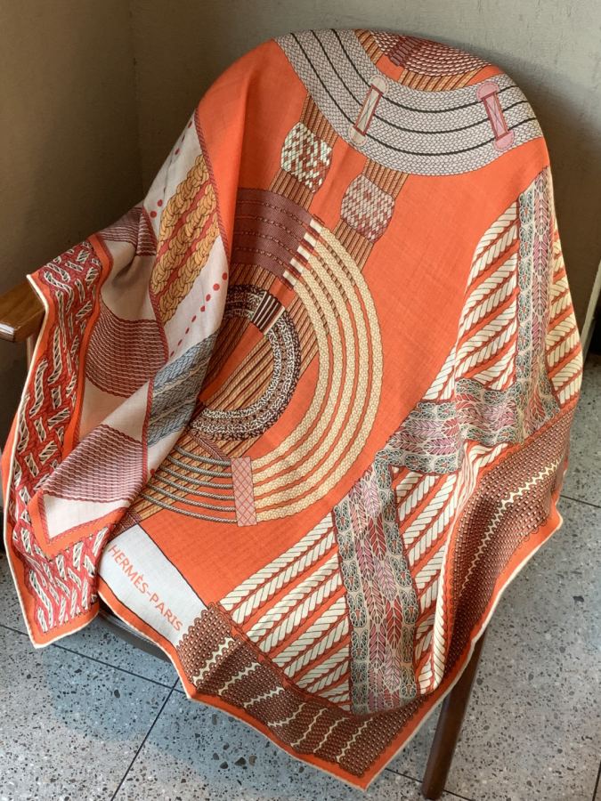 Hermes Scarf HERMES I Dressage Tressage — AAA Quality Replica — photo 7