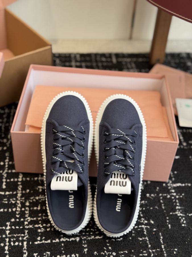 Miumiu women's shoes Miu Mi* 26ss New — 1:1 Replica