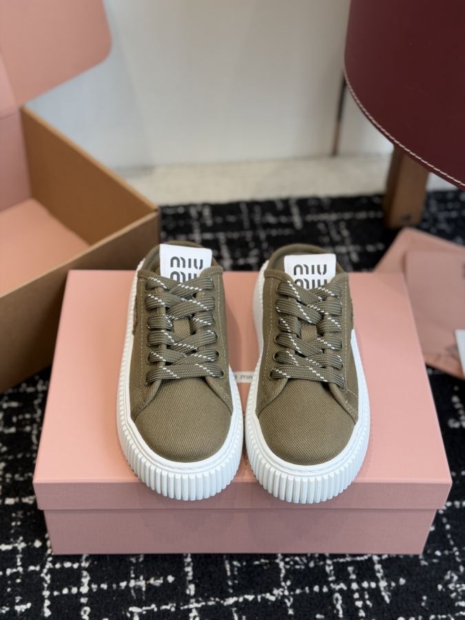 Miumiu women's shoes Miu Mi* 26ss New — 1:1 Replica