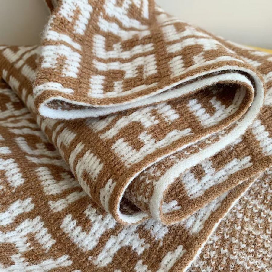 Fendi scarf ▪ Fendi top-tier Fendi FF 7200+ Factory 〰 30*180cm — 1:1 Replica — photo 4