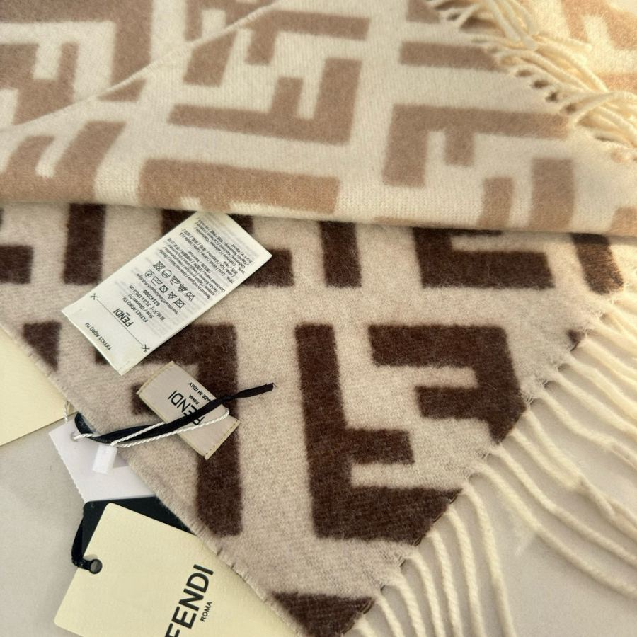 Fendi scarf Fendi New FF Stefano Pilati FF 35 x180cm 8cmx2 — 1:1 Replica For Sale — photo 7