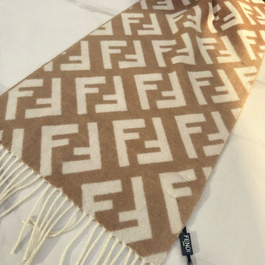 Fendi scarf Fendi New FF Stefano Pilati FF 35 x180cm 8cmx2 — 1:1 Replica For Sale — photo 6