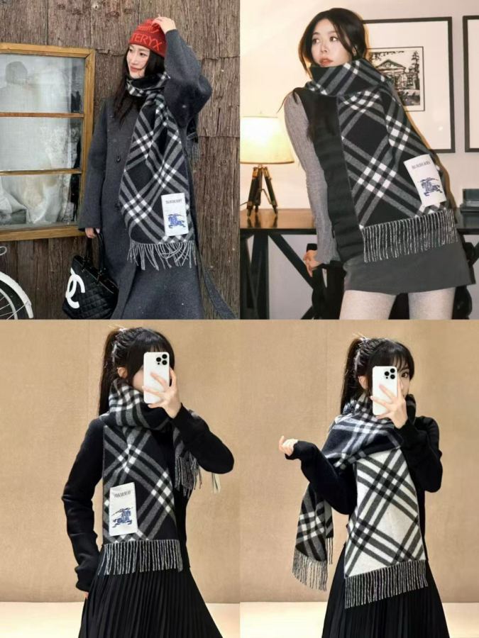 burberry scarf Burberry New Bur Burberry New Burberry hold 30x168cm 8cmx2 100% — 1:1 Replica For Sale