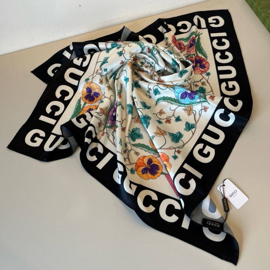 gucci scarf New Gucci G get … 90*90cm — Premium Replica — photo 7