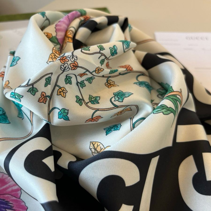 gucci scarf New Gucci G get … 90*90cm — Premium Replica — photo 6