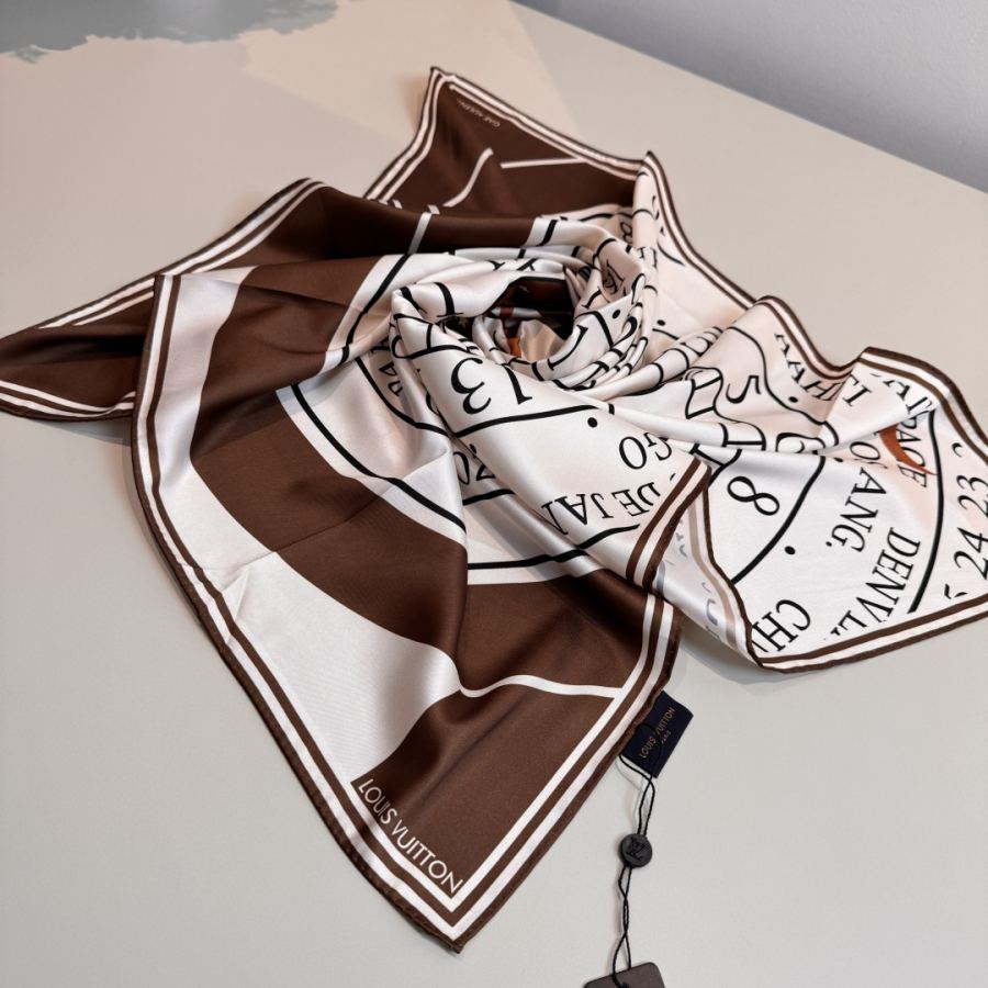 LV scarf LV New Le Temps d’Un Voyage Gae Aulenti 1980 — Premium Replica — photo 6