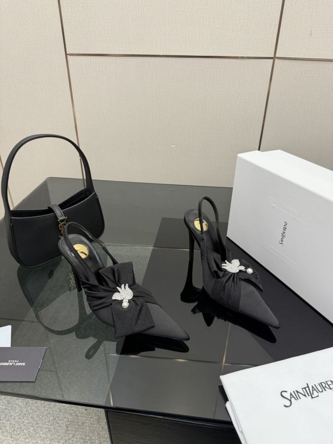 YSL women's shoes Saint Laurent / YSL Rose SLP ysl — 1:1 Replica — photo 3