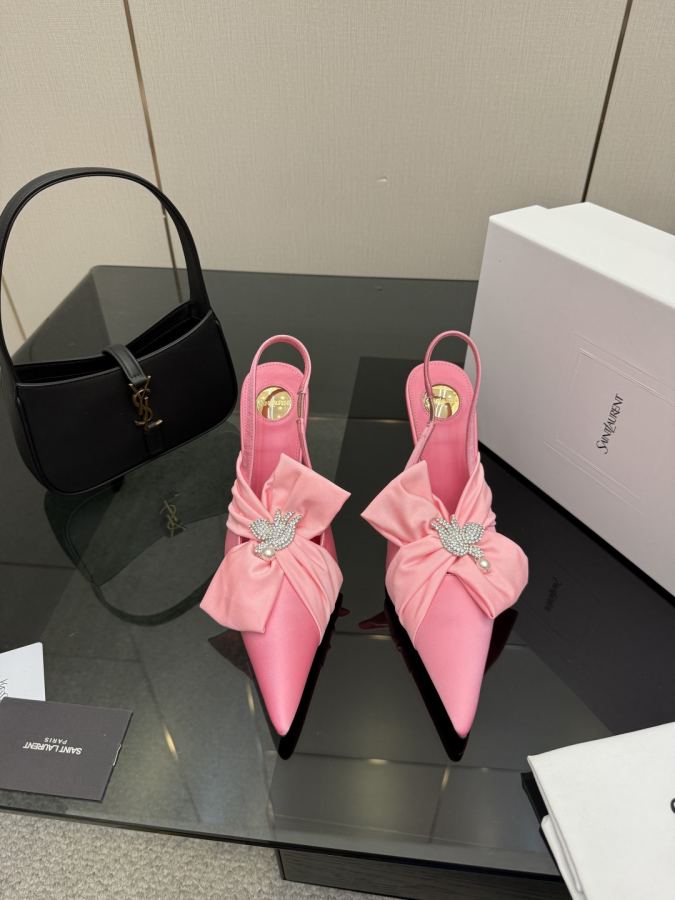 YSL women's shoes Saint Laurent / YSL Rose SLP ysl — AAA Quality Replica
