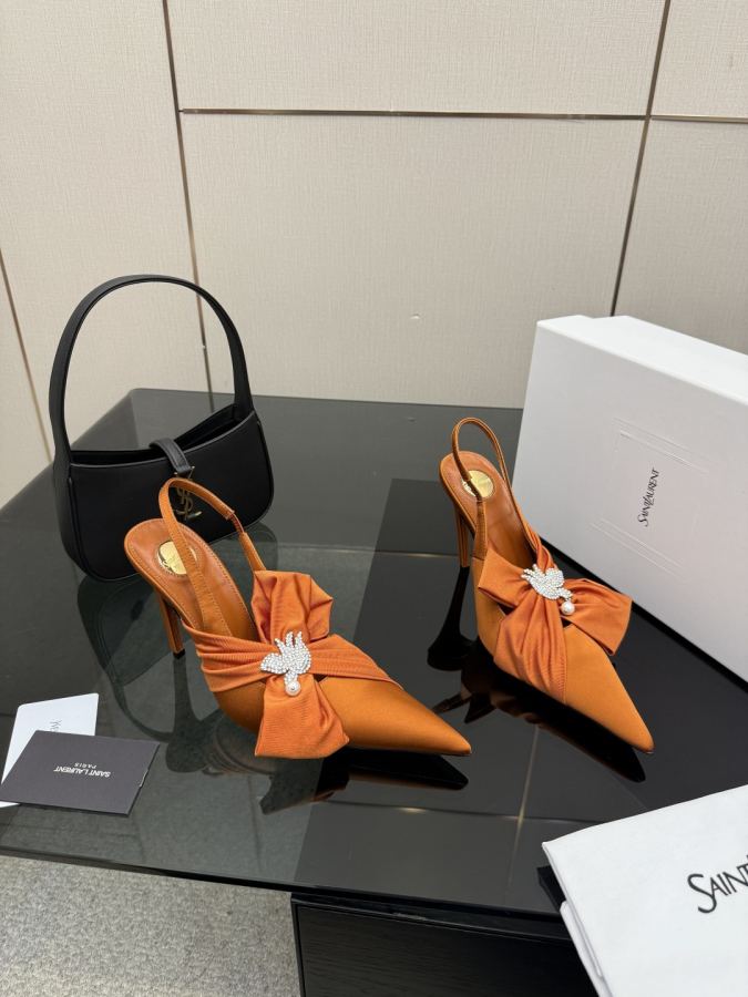 YSL women's shoes Saint Laurent | Saint Laurent YSL Saint Laurent Rose SLP ysl — Premium Replica — photo 3