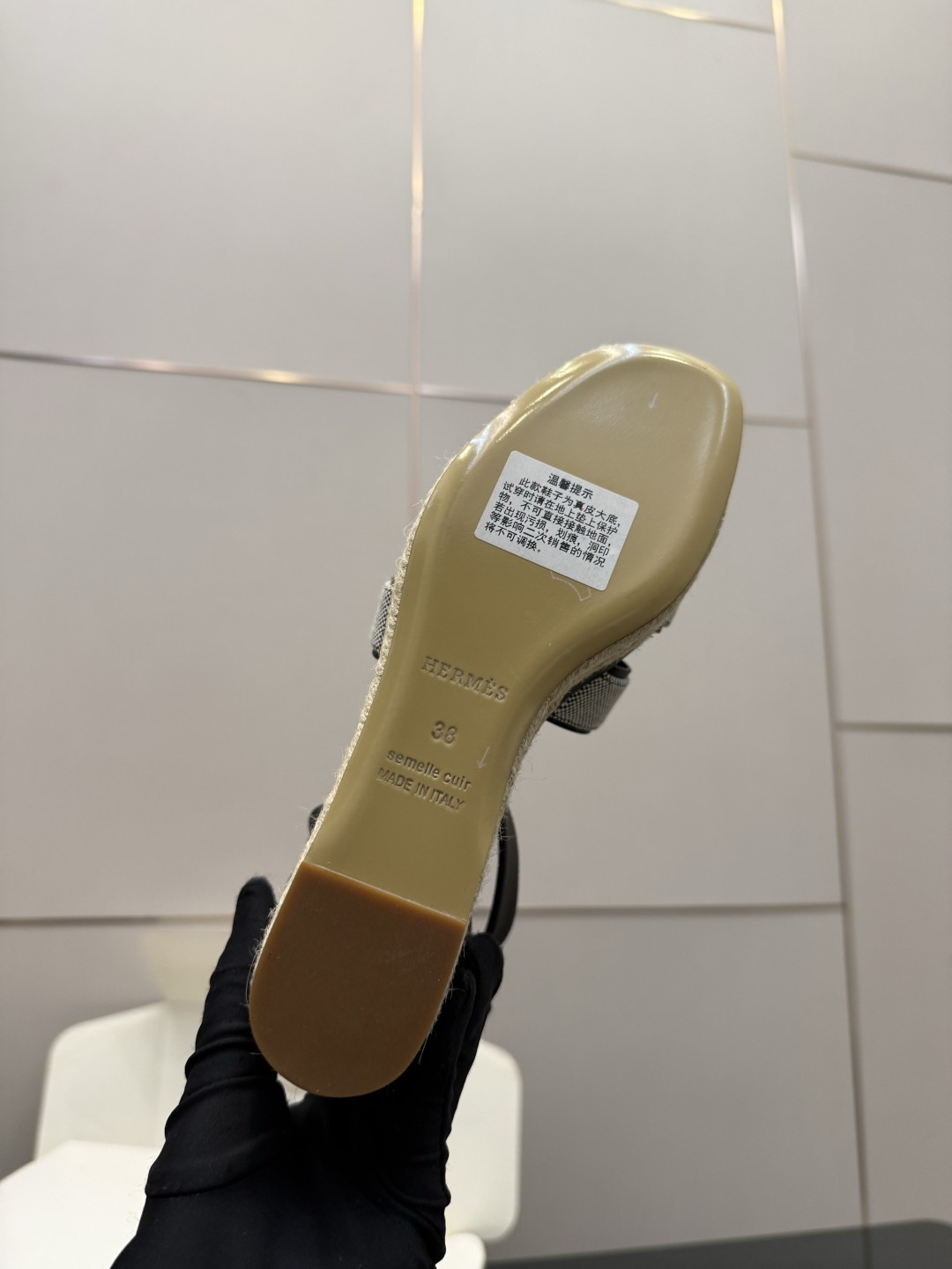 Hermes women's shoes (With complete set of airplane box) — AAA Quality Replica — photo 10
