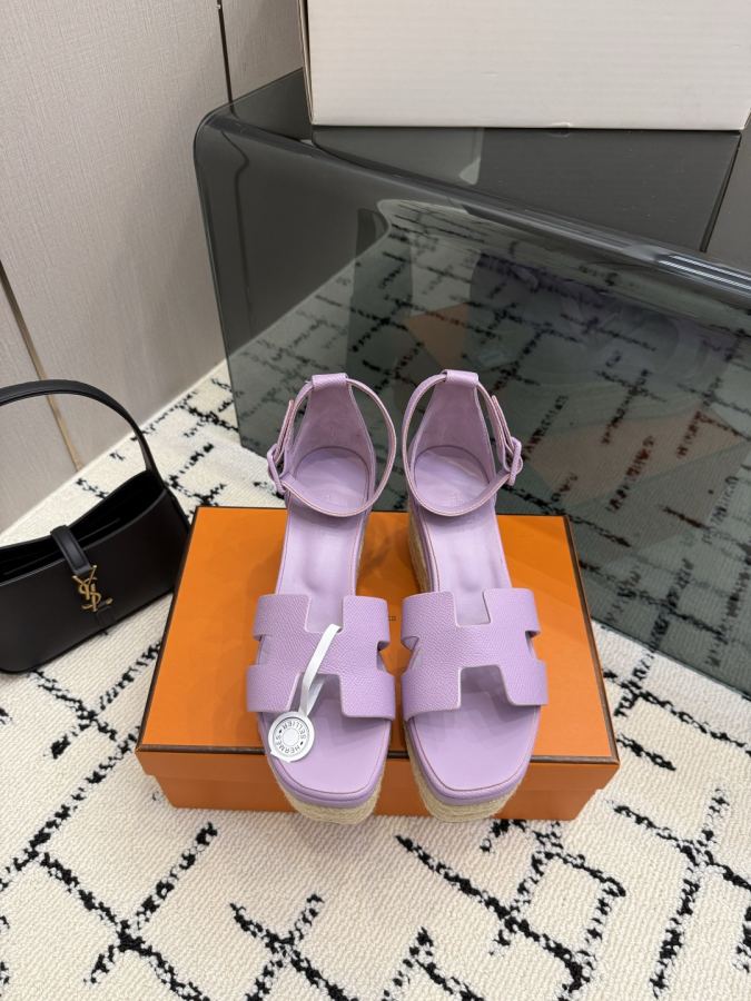 Hermes women's shoes Hermes 2026 Santorini H — AAA Quality Replica