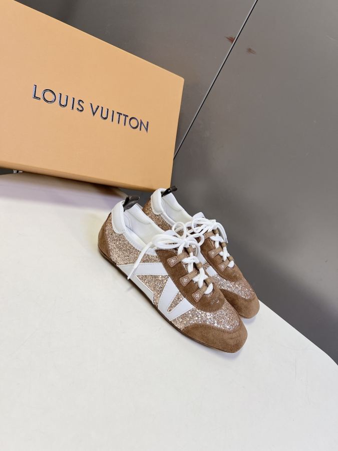 LV women's shoes L’s latest sequined ballet training flats — AAA Quality Replica — photo 2