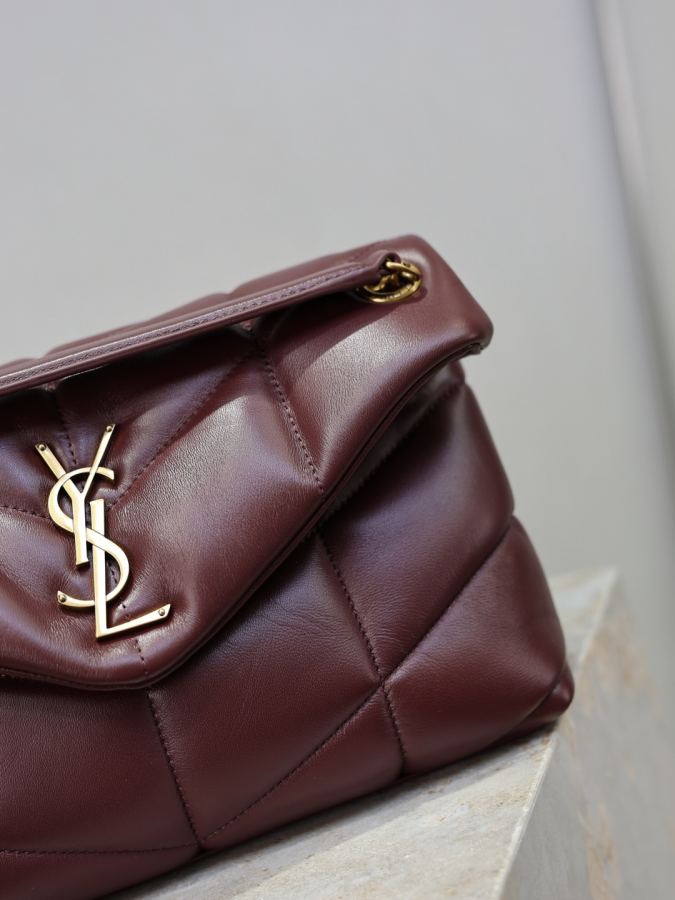 YSL bag Date red sheepskin with gold buckle 29cm — 1:1 Replica For Sale — photo 5
