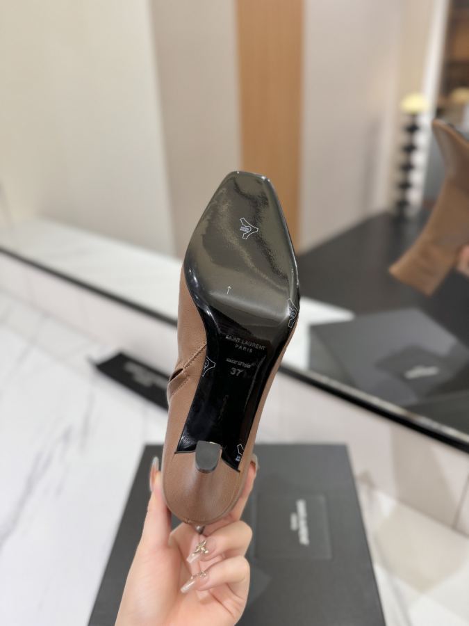 YSL women's shoes Saint Laurent 2025 YSL logo — 1:1 Replica — photo 9