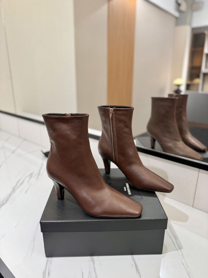 YSL women's shoes Saint Laurent 2025 New YSL logo — 1:1 Replica